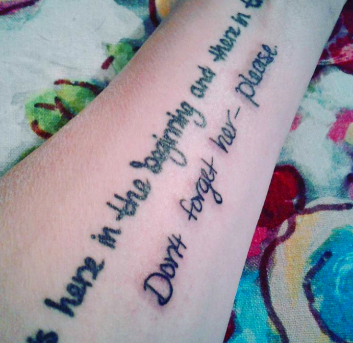 Don’t Forget Her –&nbsp;Please